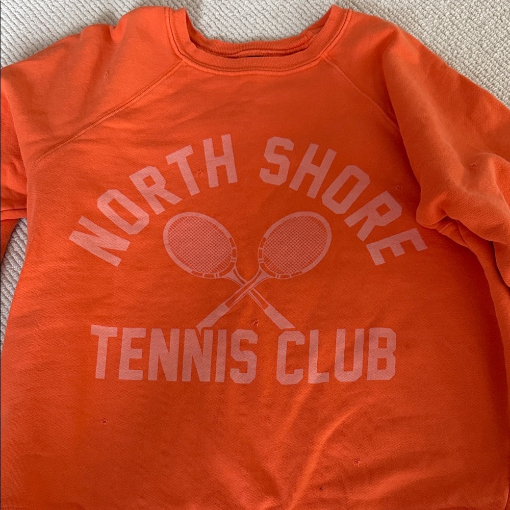 Retrobrand Los Angeles Orange North Shore Tennis Club Sweatshirt